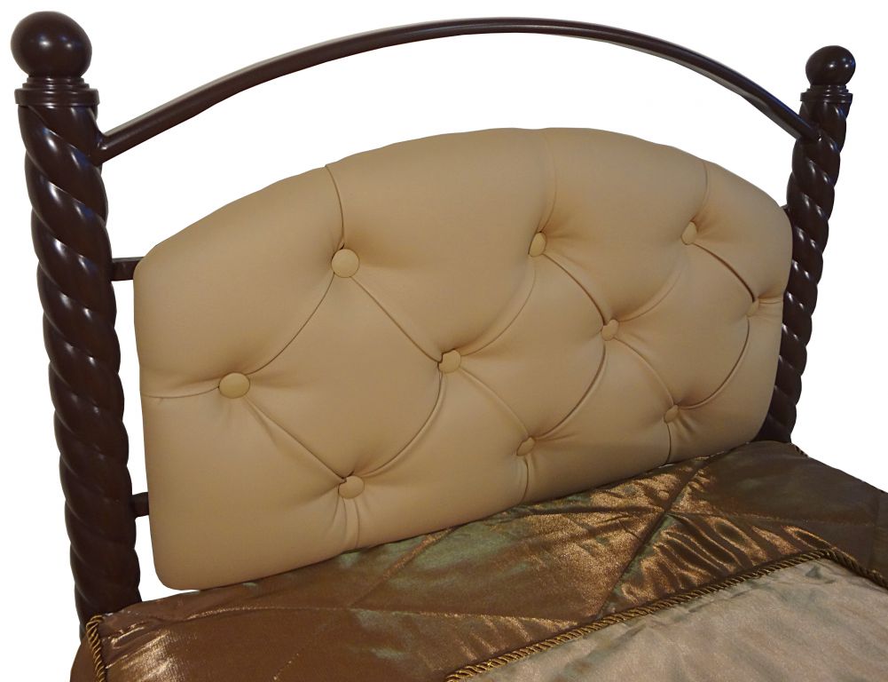 Фото Кровать односпальная Стефани-900 (СМ 90х200) основание металл трубка  от производителя Металл-Конструкция в Симферополе по цене 13 800 ₽