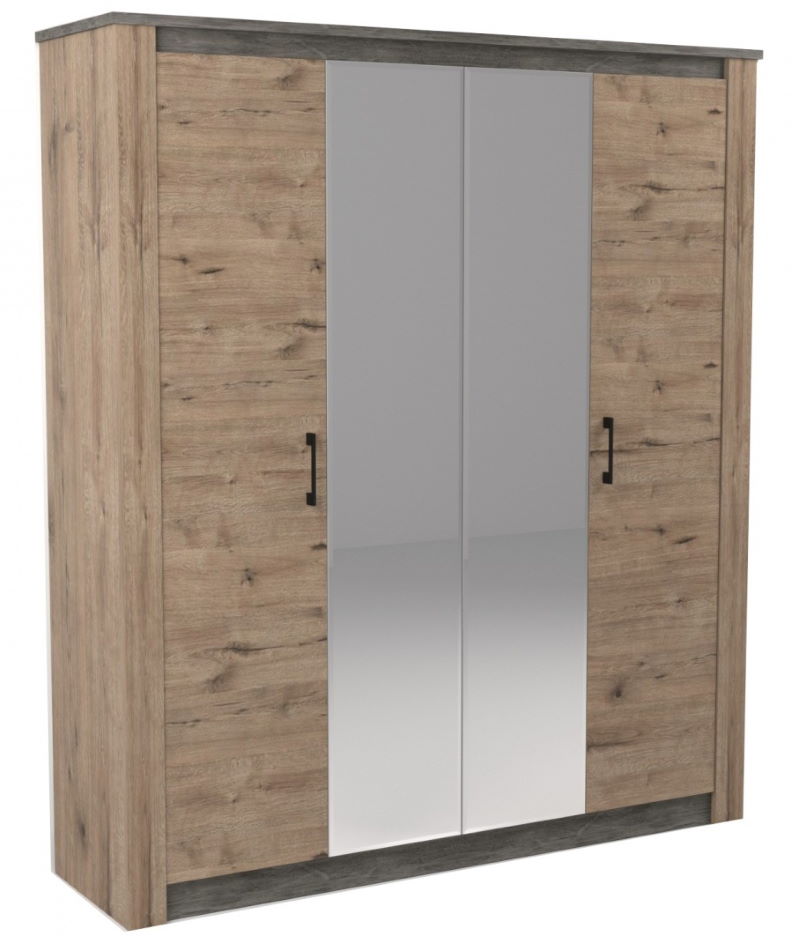 Фото Шкаф Денвер 2300 (192) четырехдверный от производителя СБК в Симферополе по цене 47 450 ₽