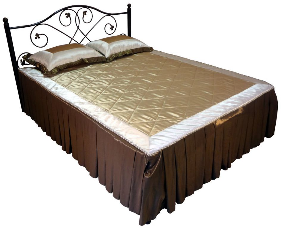 Фото Кровать двуспальная Алиса-1600 (СМ 160х200) основание металл трубка  от производителя Металл-Конструкция в Симферополе по цене 15 990 ₽