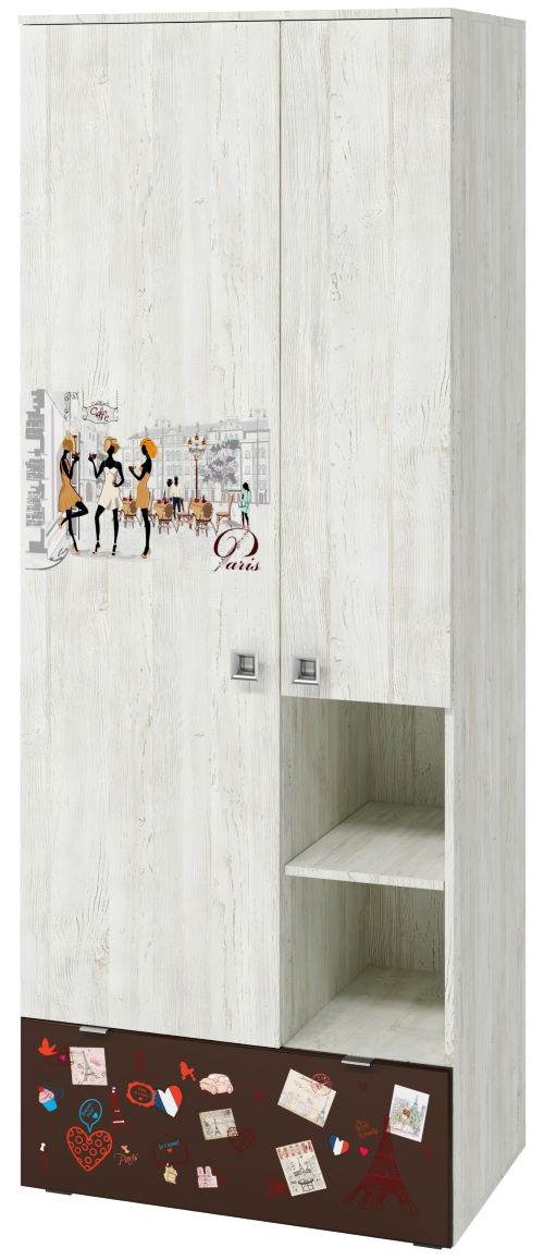 Фото Шкаф Поло (80) двухдверный от производителя Регина в Симферополе по цене 12&nbsp;960 ₽