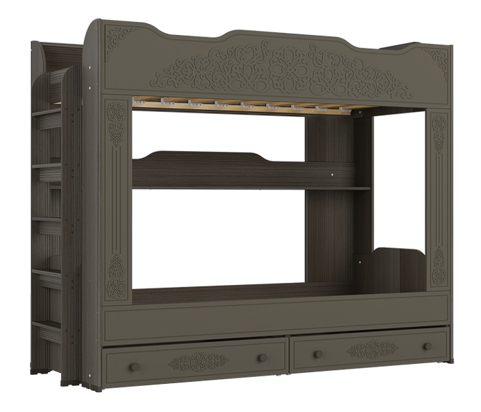 Фото Кровать двухъярусная Ассоль плюс АС-25 (СМ 90х200)  от производителя Компасс в Симферополе по цене 46 720 ₽