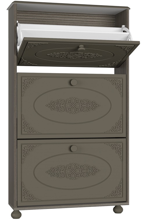 Фото Шкаф под обувь Ассоль плюс АС-46 в Симферополе по цене 13 370 ₽ от производителя Компасс, код товара  шт Фото Шкаф под обувь Ассоль плюс АС-46 от производителя Компасс в Симферополе по цене 13 370 ₽