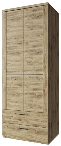 Фото Шкаф 2DG2S Дорсет (Doorset) (80) двухдверный от производителя Анрэкс в Симферополе по цене 25 870 ₽