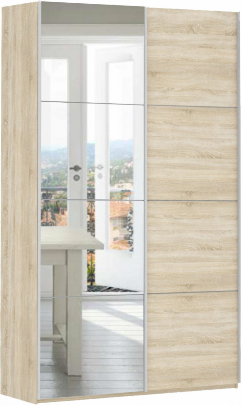 Фото Шкаф-купе Прайм (1,6 - 2 двери) от производителя Мебельная компания Е1 в Симферополе по цене 38 040 ₽