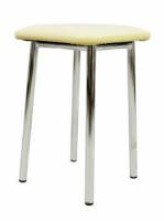 Табурет Т5 ( Обивка стула:кожзам , хром, в ассортименте, квадратное (Европа-Д) ) в Симферополе от производителя 