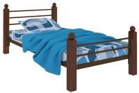 Кровать односпальная Милана Lux Plus (СМ 80х190) трубка металл в интернет магазине Планета Комфорта Фото derevyannye-krovati кровать односпальная милана lux plus (см 80х190) трубка металл производитель Милсон