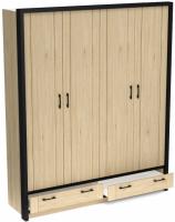 Фото raspashnoy-shkaf шкаф бостон (180) четырехдверный (без зеркал) производитель СБК