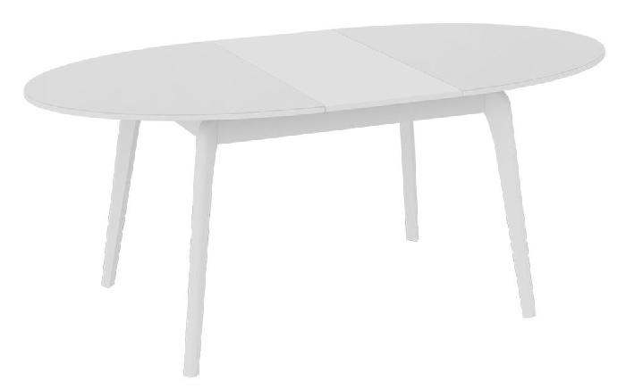 Стол обеденный Марсель 102.01.12 (1) (мдф, стекло-белый глянец,  белый (ТриЯ) )