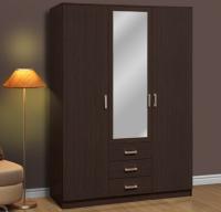 Фото raspashnoy-shkaf шкаф 06.291 (150) с зеркалом трехдверный производитель Олмеко