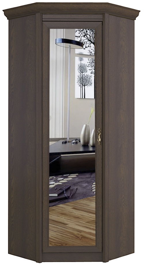 Фото Шкаф Флоренция 641 (87) угловой (с зеркалом) от производителя Яна в Симферополе по цене 38 220 ₽