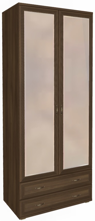 Фото Шкаф Карина ШК-1007 (90) двухдверный от производителя Лером в Симферополе по цене 36&nbsp;540 ₽