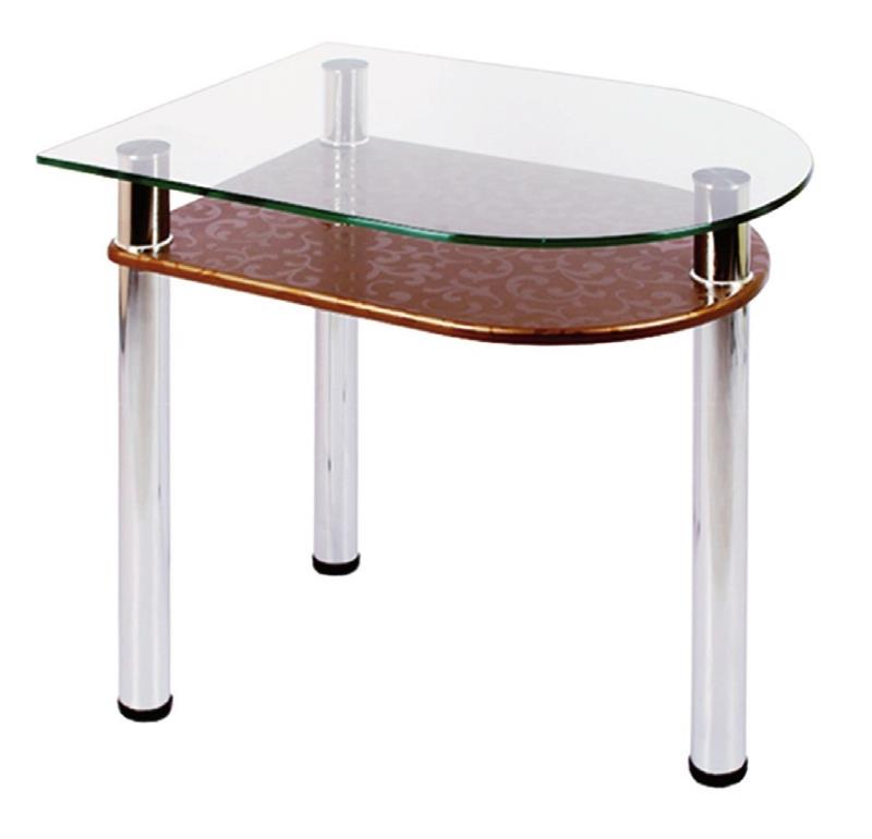 Фото Стол обеденный 4.4 с полкой  от производителя Мебель из стекла в Симферополе по цене 4&nbsp;270 ₽