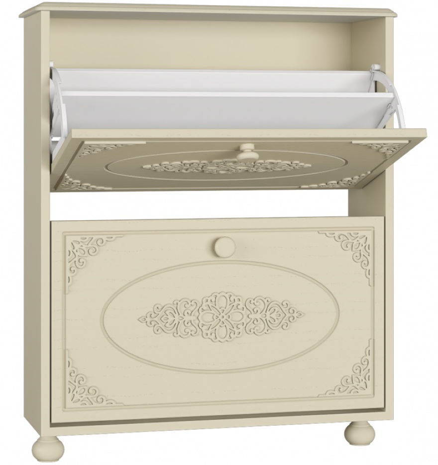 Фото Шкаф под обувь Ассоль плюс АС-45 в Симферополе по цене 9 740 ₽ от производителя Компасс, код товара  шт Фото Шкаф под обувь Ассоль плюс АС-45 от производителя Компасс в Симферополе по цене 9 740 ₽