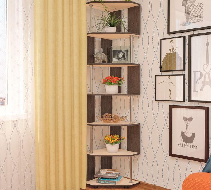 Фото Стеллаж угловой СПУ-3  в Симферополе по цене 4 800 ₽ от производителя Пирамида, код товара 2000001564608, 2000001564592, 2000001564615, 2000001564622, 2000001564639 шт Фото Стеллаж угловой СПУ-3  от производителя Пирамида в Симферополе по цене 4 800 ₽