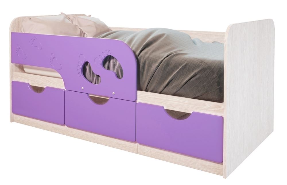 Фото Кровать детская Минима Лего (СМ 80х160) от производителя Мебелони в Симферополе по цене 13 530 ₽