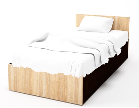 Фото Кровать односпальная Эдем-5 (СМ 90х200) комплектуется настилом от производителя SV-мебель в Симферополе по цене 8 990 ₽