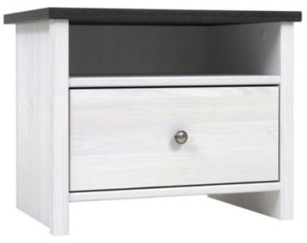 Фото Тумба прикроватная Порто KOM1S/50 от производителя Black Red White (БРВ) в Симферополе по цене 5 960 ₽