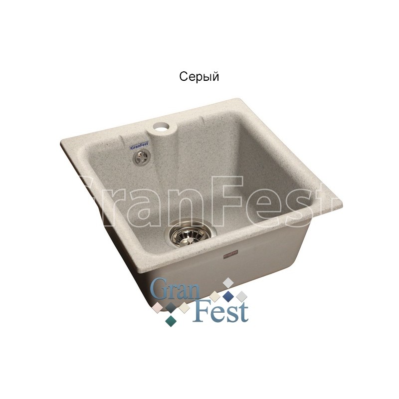 Фото Мойка Granfest GF-P420 (ГР 420х420хh200) (шир.ящ.min 400) от производителя Granfest в Симферополе по цене 3 680 ₽