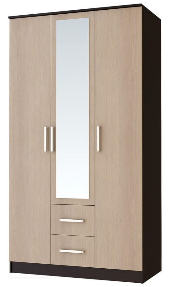 Фото Шкаф Фиеста (120) трехдверный от производителя БТС  в Симферополе по цене 13&nbsp;360 ₽