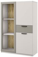 Фото kollektsiya-mebeli-modern-anreks шкаф с витриной 1v2d1s модерн (modern) производитель Анрэкс