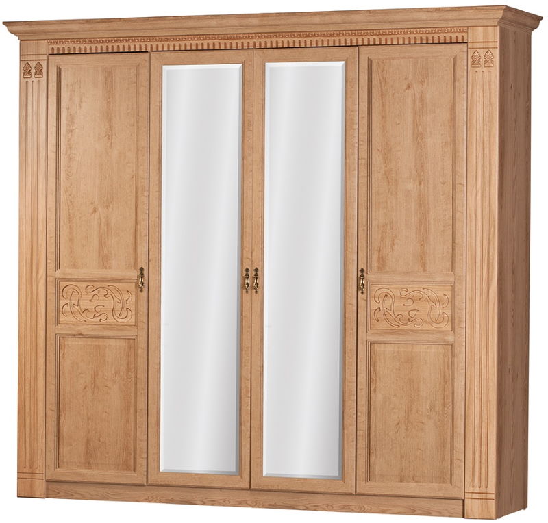 Фото Шкаф Лючия 203 (246) четырехдверный от производителя Яна в Симферополе по цене 82&nbsp;310 ₽