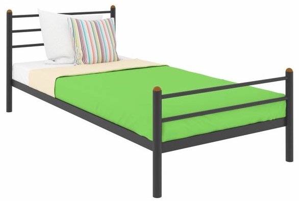 Фото Кровать односпальная Милана Plus (СМ 80х190) трубка металл от производителя Милсон в Симферополе по цене 10 150 ₽