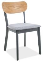 Стул Signal Vitro ( Обивка стула:ткань, графит/дуб, серый (Signal) ) в Симферополе от производителя 