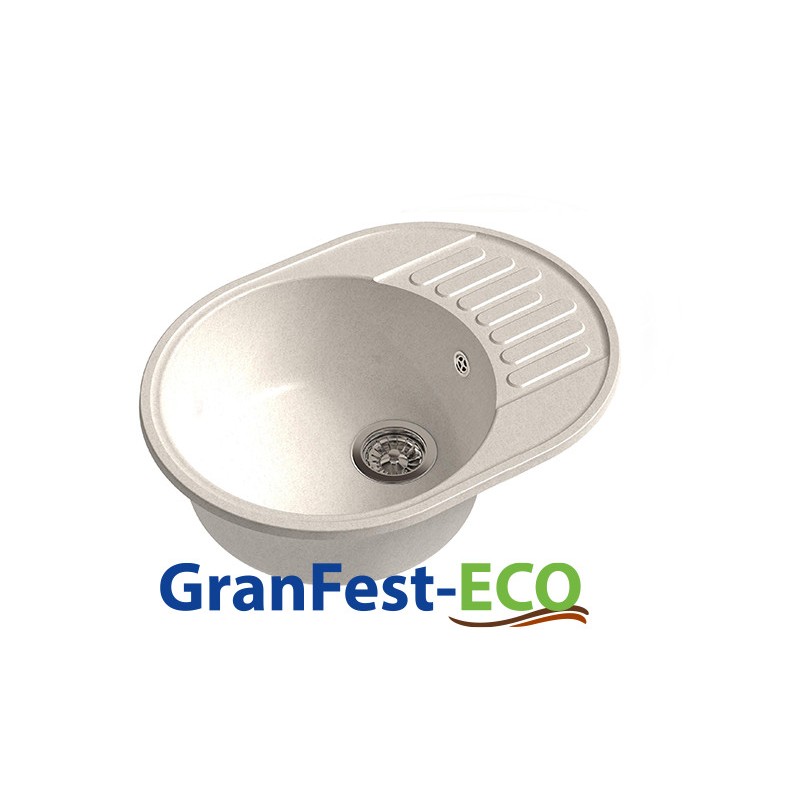 Фото Мойка Granfest eco-58 (ГР 620х480хh200) (шир.ящ.min 600) без сифона от производителя Granfest в Симферополе по цене 3 020 ₽