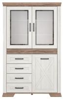 Шкаф Marselle REG2W1D4S (ясень снежный-дуб сонома темный, ясень снежный-дуб сонома темный (Black Red White (БРВ)) ) в Симферополе от производителя 