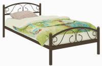 Кровать односпальная Вероника Plus (СМ 120х200) трубка металл в интернет магазине Планета Комфорта Фото metallicheskie-krovati кровать односпальная вероника plus (см 120х200) трубка металл производитель Милсон