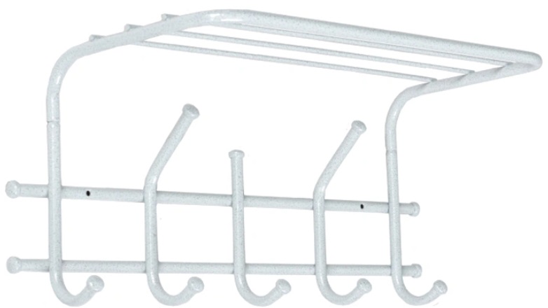 Фото Вешалка с полкой Эра 5 от производителя Завод металлических изделий в Симферополе по цене 570 ₽