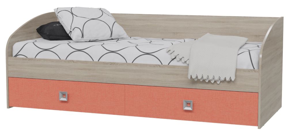 Фото Кровать односпальная Сити с ящиками (СМ 80х200)  от производителя Гранд Кволити в Симферополе по цене 15&nbsp;940 ₽