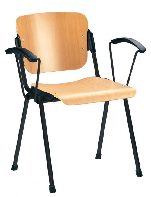 Фото Стул для посетителя Эра (Era) wood arm (крашенный) от производителя Новый стиль в Симферополе по цене 4 490 ₽