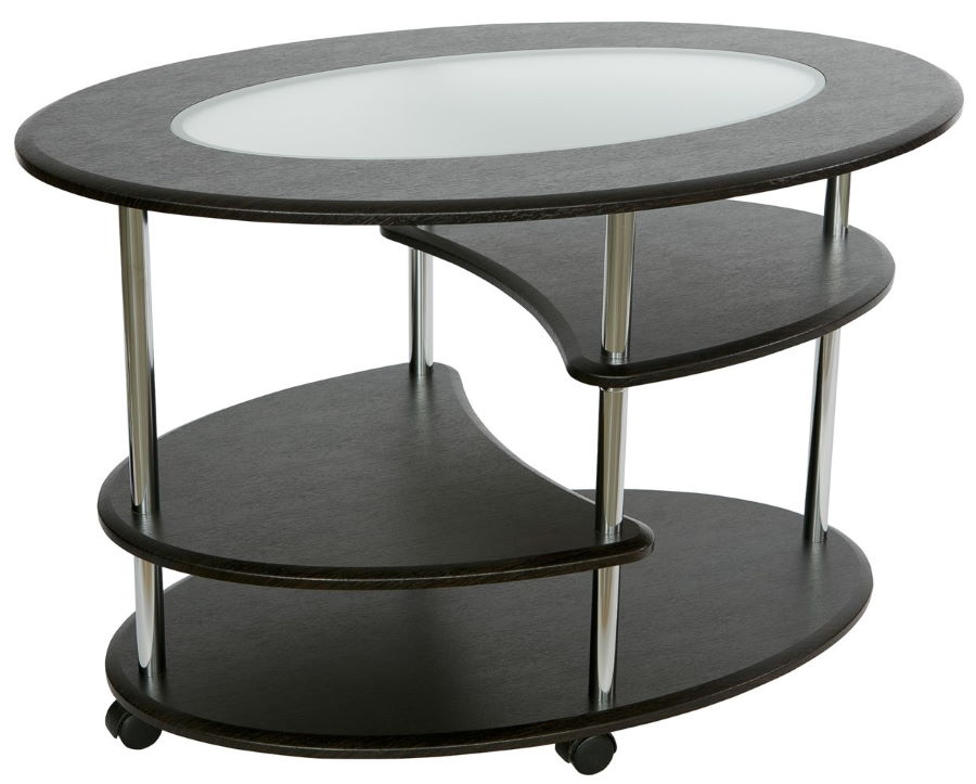 Фото Стол журнальный Эллипс (стекло) от производителя Калифорния в Симферополе по цене 9 060 ₽