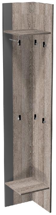 Полка угловая Ханна ПХ-3  (ясень таормина (СБК) )