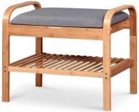 Полка для обуви Halmar ST-12 (натуральный, серый (Halmar ) ) в Симферополе от производителя 