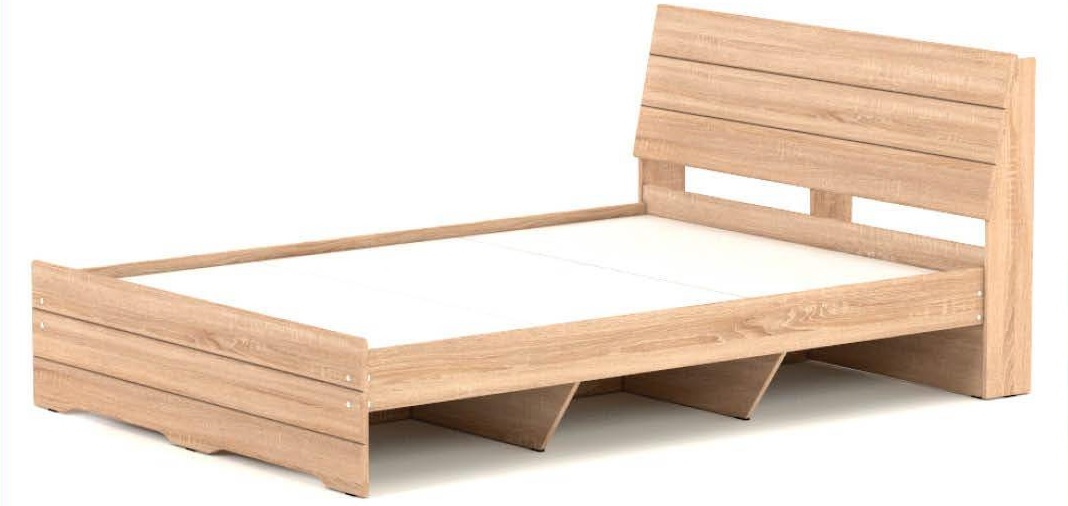 Фото Кровать двуспальная К-19 (СМ 140х200) комплектуется настилом от производителя Ромис в Симферополе по цене 14 990 ₽