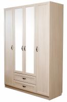 Шкаф Вега ВМ-06 (160) четырехдверный (сосна карелия, сосна карелия,(Хорошая мебель)) в Симферополе от производителя 