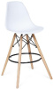Стул барный Синди Бар Чеар (Cindy Bar Chair) 80 ( Обивка стула:пластик, натуральный-черный, белый (Tetchair) )
