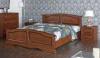Кровать двуспальная Елена (СМ 160х200) без основания с универсальными царгами ( 160х200 , дерево/МДФ , орех , без подъемного мех. , без ящиков , без матраса (Браво-мебель) )
