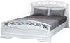 Фото Кровать двуспальная Грация-1 (СМ 160х200) без основания с универсальными царгами от производителя Браво-мебель в Симферополе по цене 19&nbsp;850 ₽