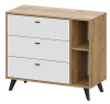 Фото Комод комбинированный Милан (3 ящика) от производителя SV-мебель в Симферополе по цене 7&nbsp;860 ₽